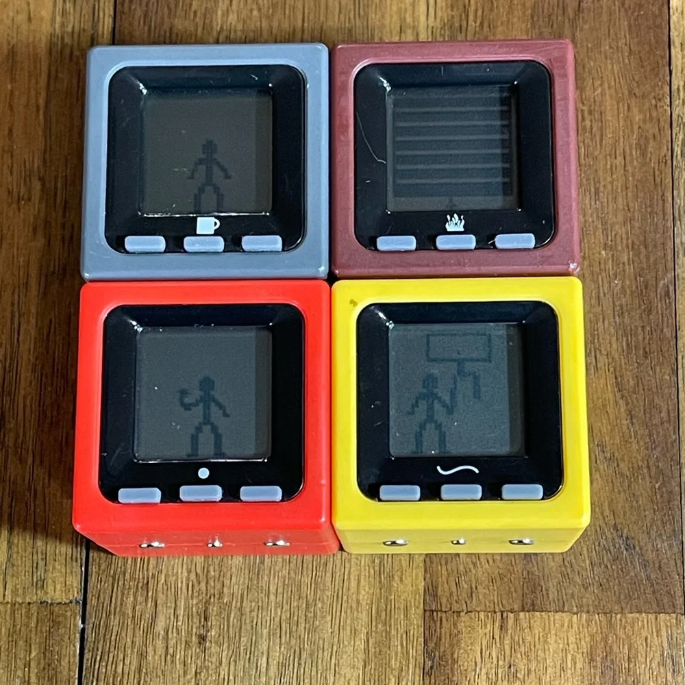 Radica Cube World Set. 4 Cube World Blocks. All Working 2005